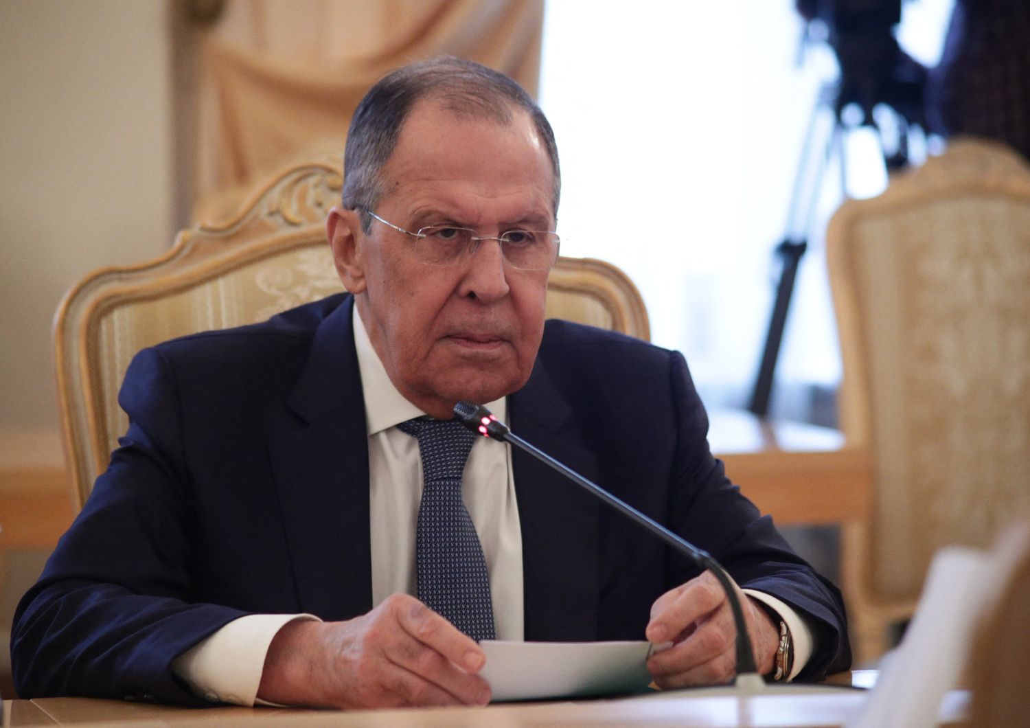 Il ministro degli Esteri russo, Serghei Lavrov