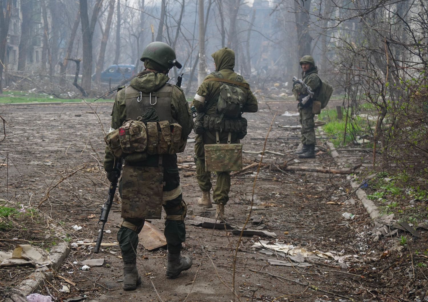 Soldati a Mariupol