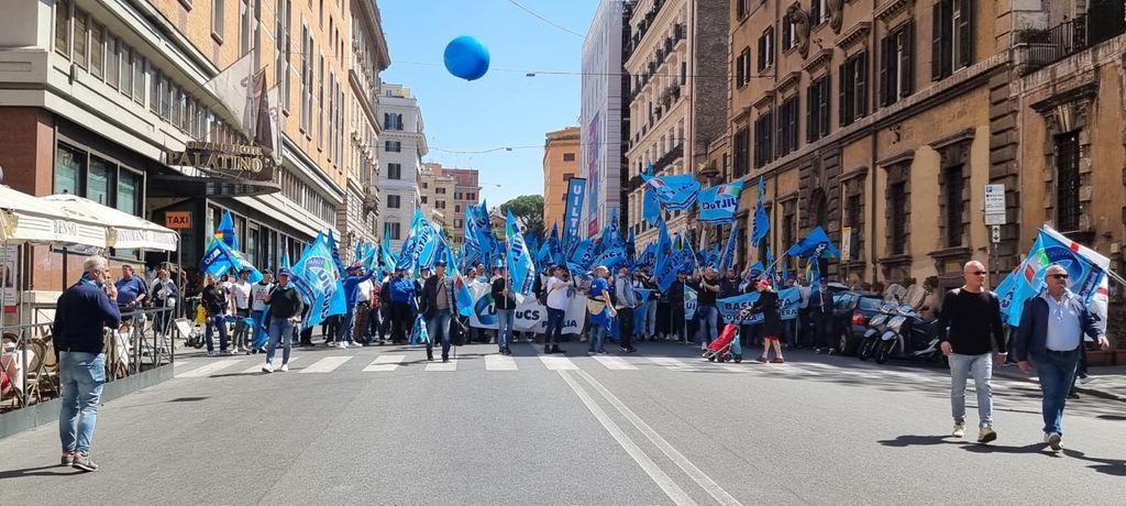 Corteo delle guardie giurate a Roma&nbsp;