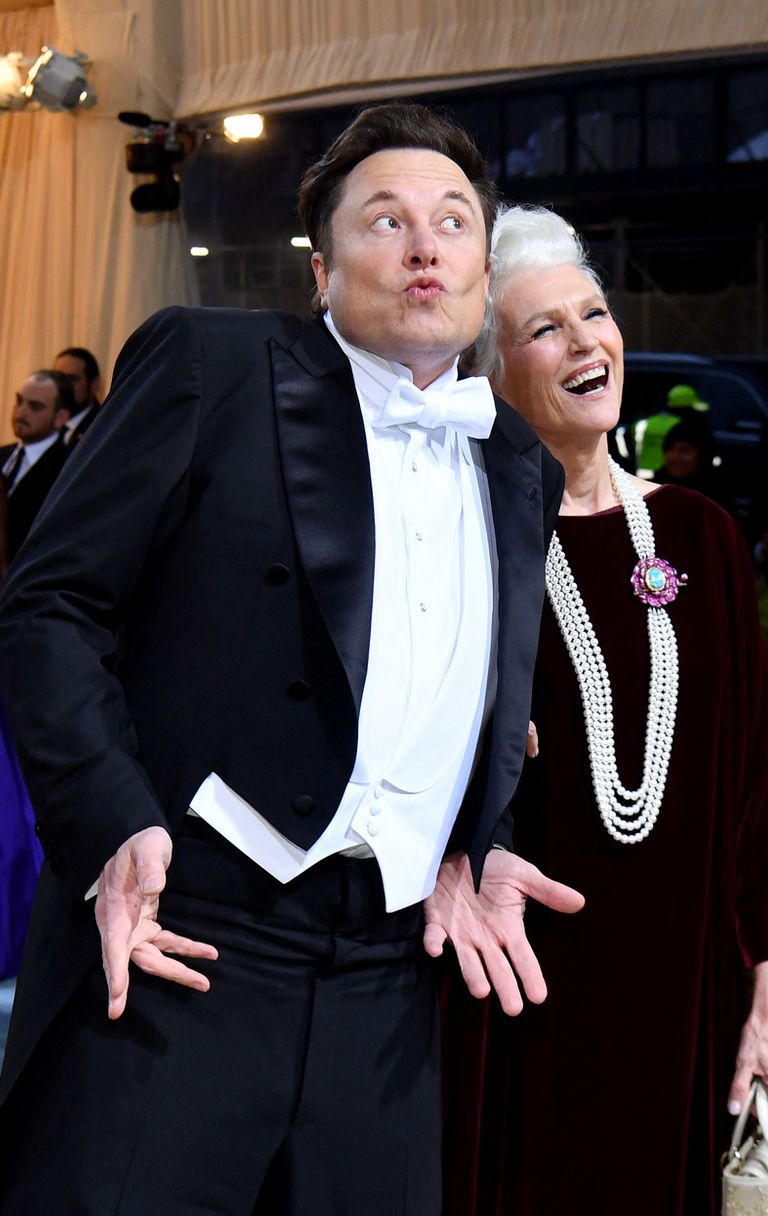 Elon Musk e sua madre Maye Musk