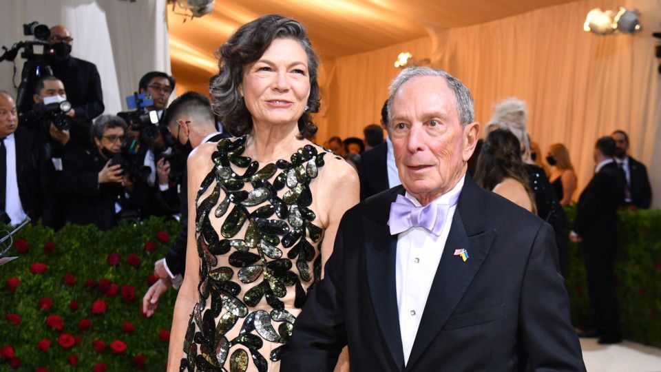 Michael Bloomberg e sua moglie Susan Brown