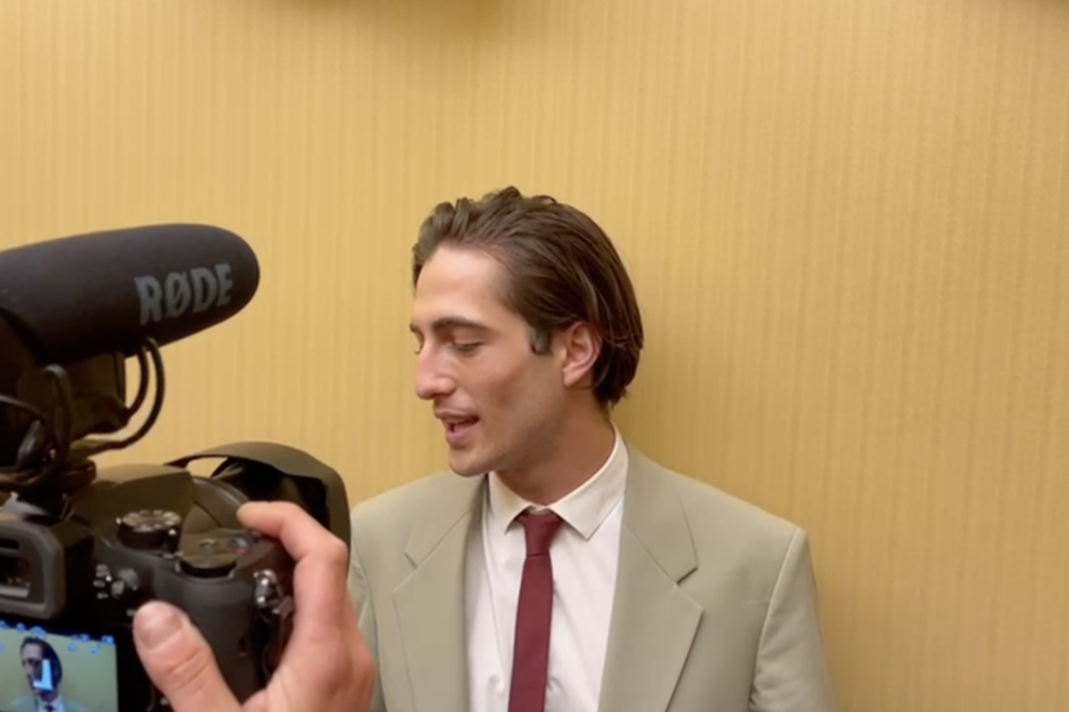 Damiano, leader dei Maneskin, alla Camera dei Deputati