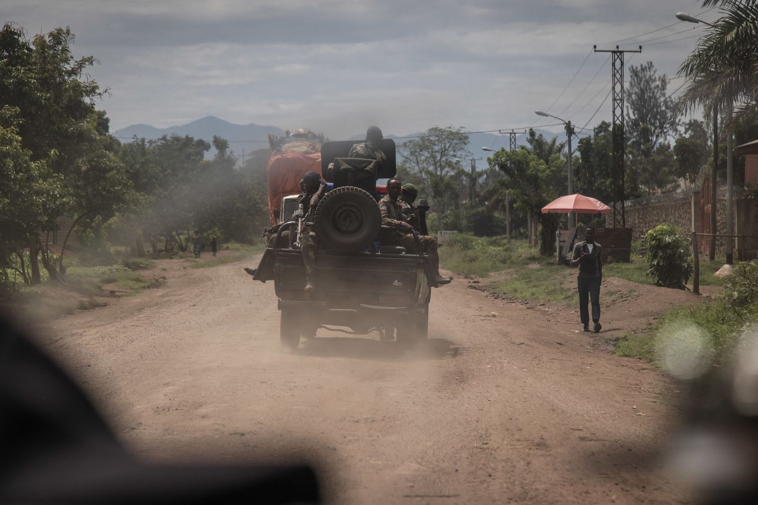 Un mezzo militare nella Repubblica democratica del Congo