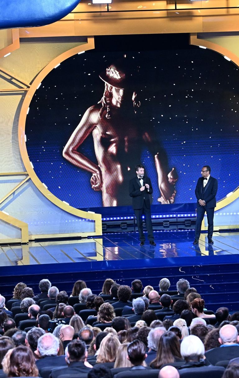 Il palco dei David a Cinecitt&agrave;