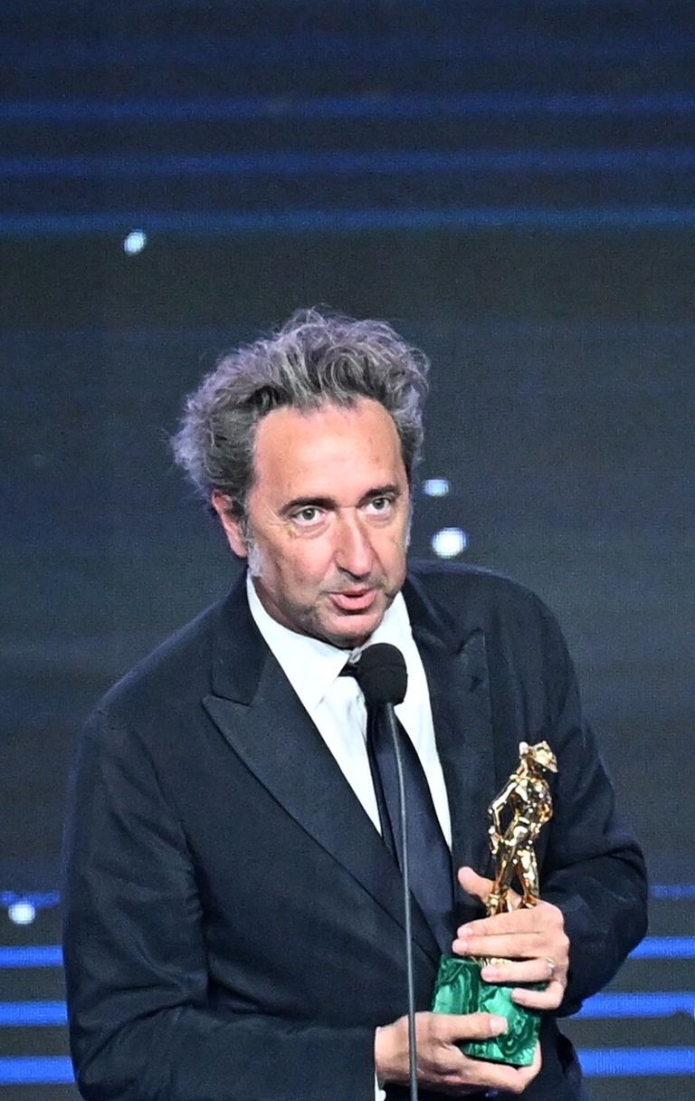 Paolo Sorrentino migliore regista ringrazia anche moglie e figli