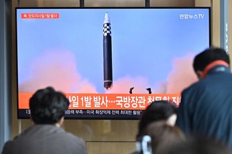 Lancio di un missile della Corea del Nord&nbsp;