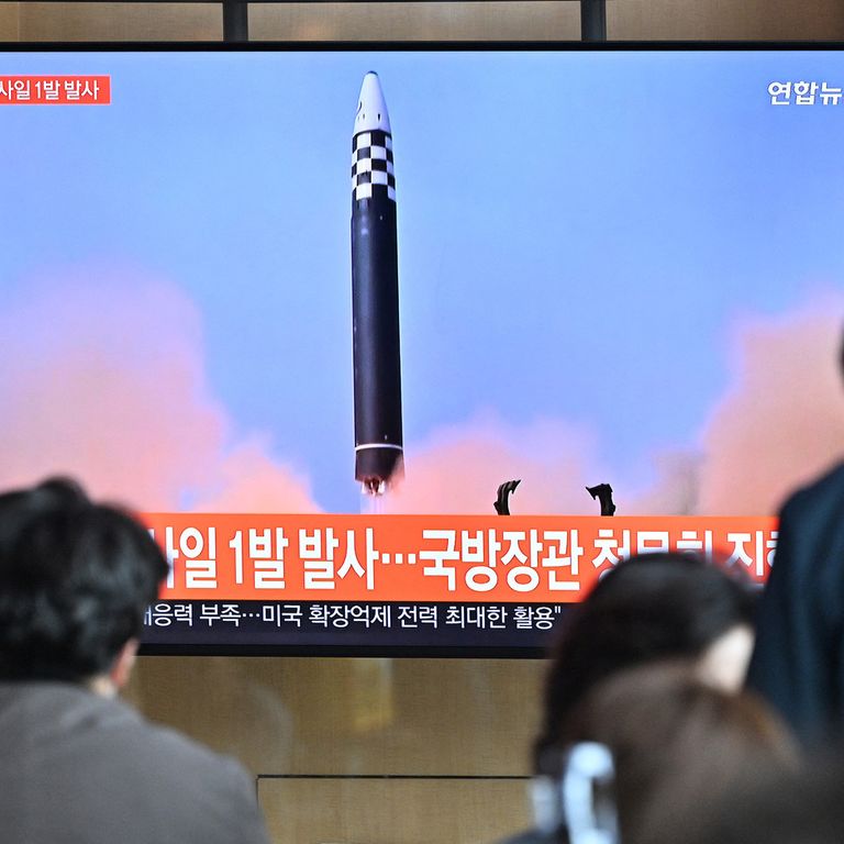 Lancio di un missile della Corea del Nord&nbsp;