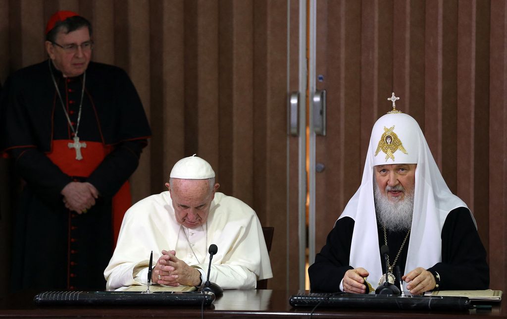Papa Francesco e il patriarca Kirill