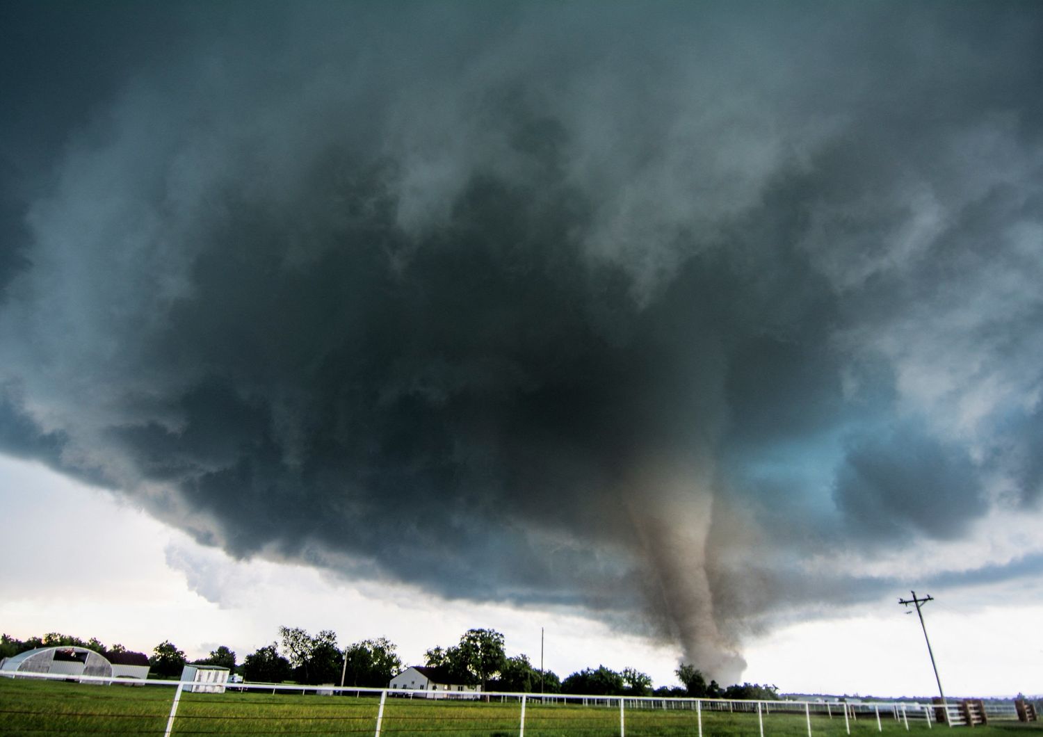 Un tornado in Oklahoma