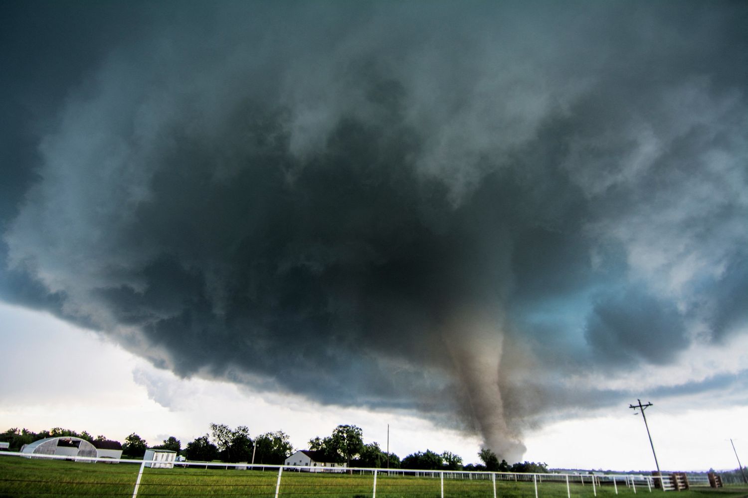 Un tornado in Oklahoma