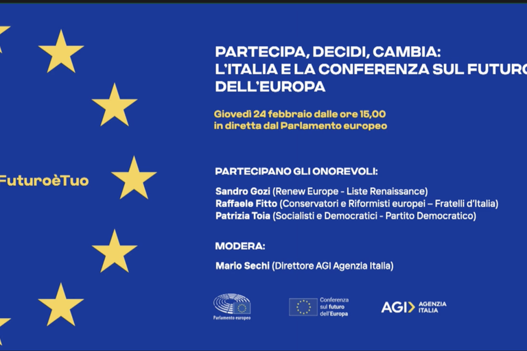 conferenza futuro europa evento febbraio