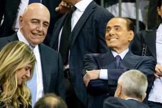 Adriano Galliani e Silvio Berlusconi
