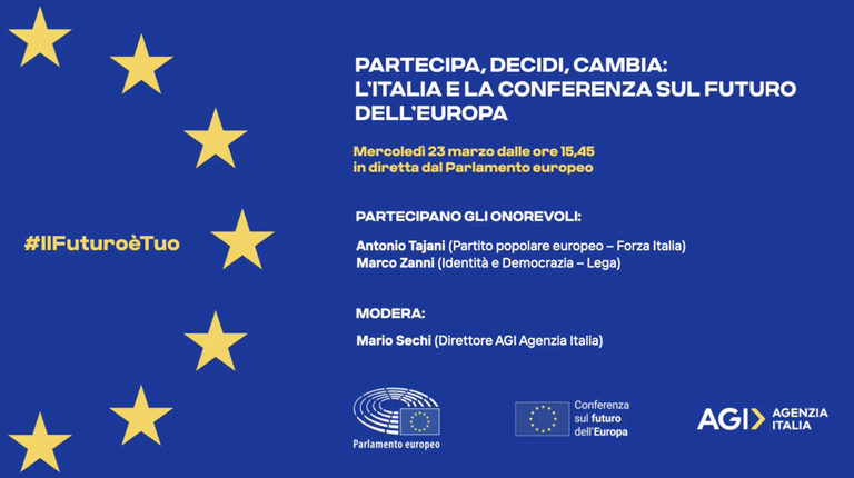 italia conferenza futuro europa evento marzo