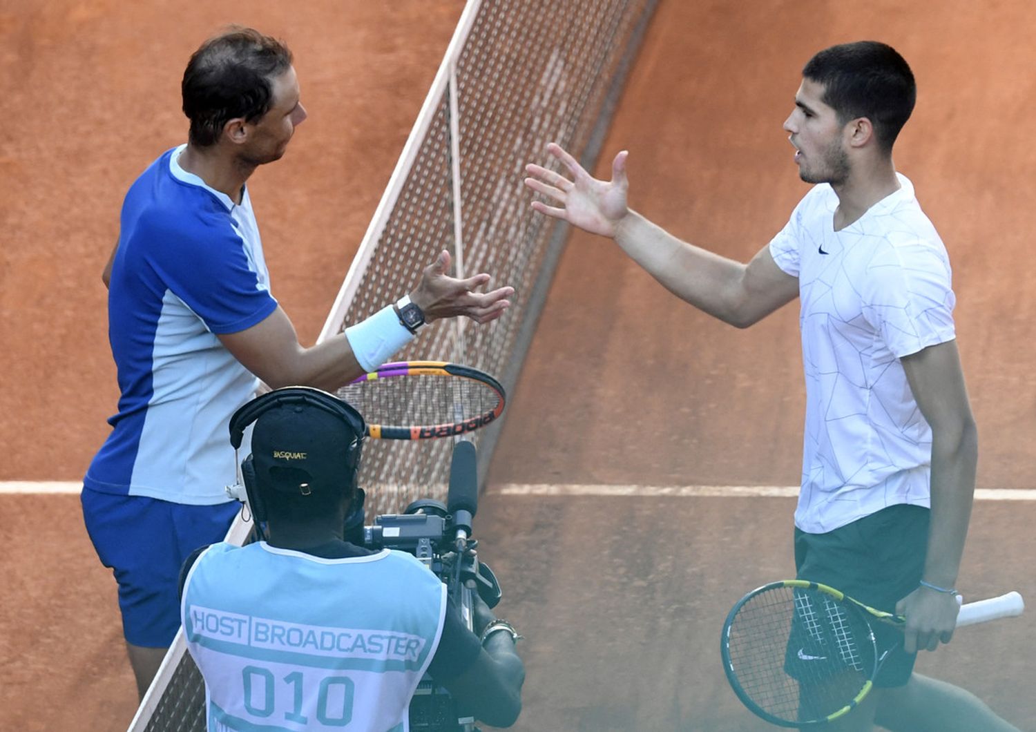 Rafael Nadal e Carlos Alcaraz&nbsp;