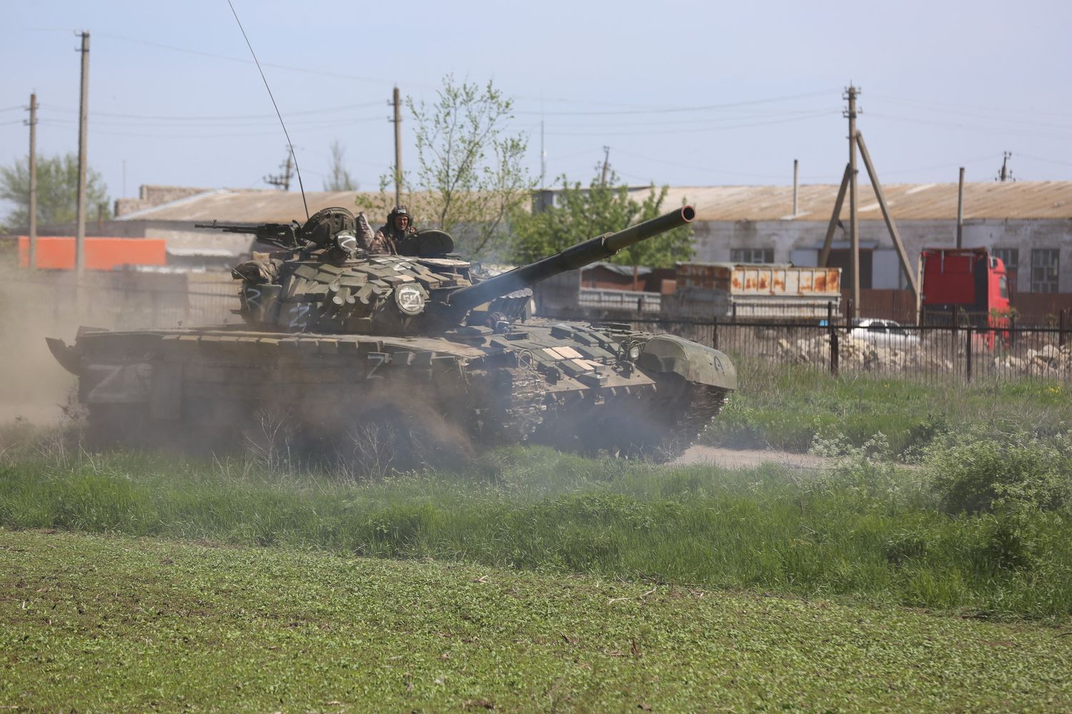 Carro armato russo a Mariupol&nbsp;