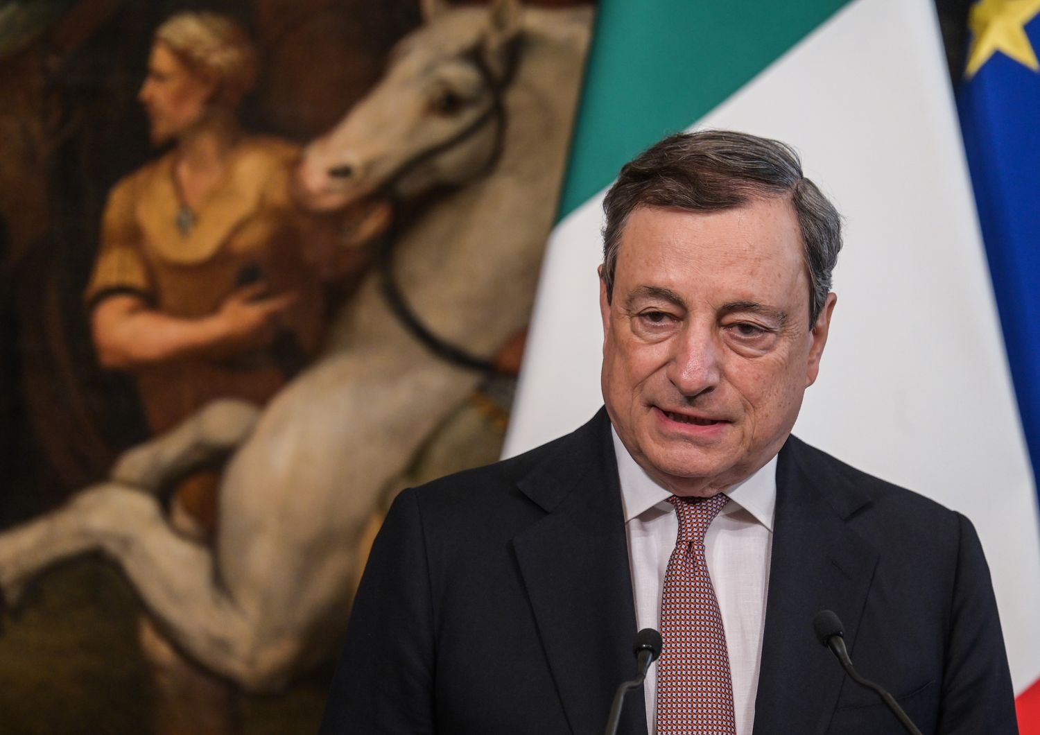 Il premier Mario Draghi&nbsp;