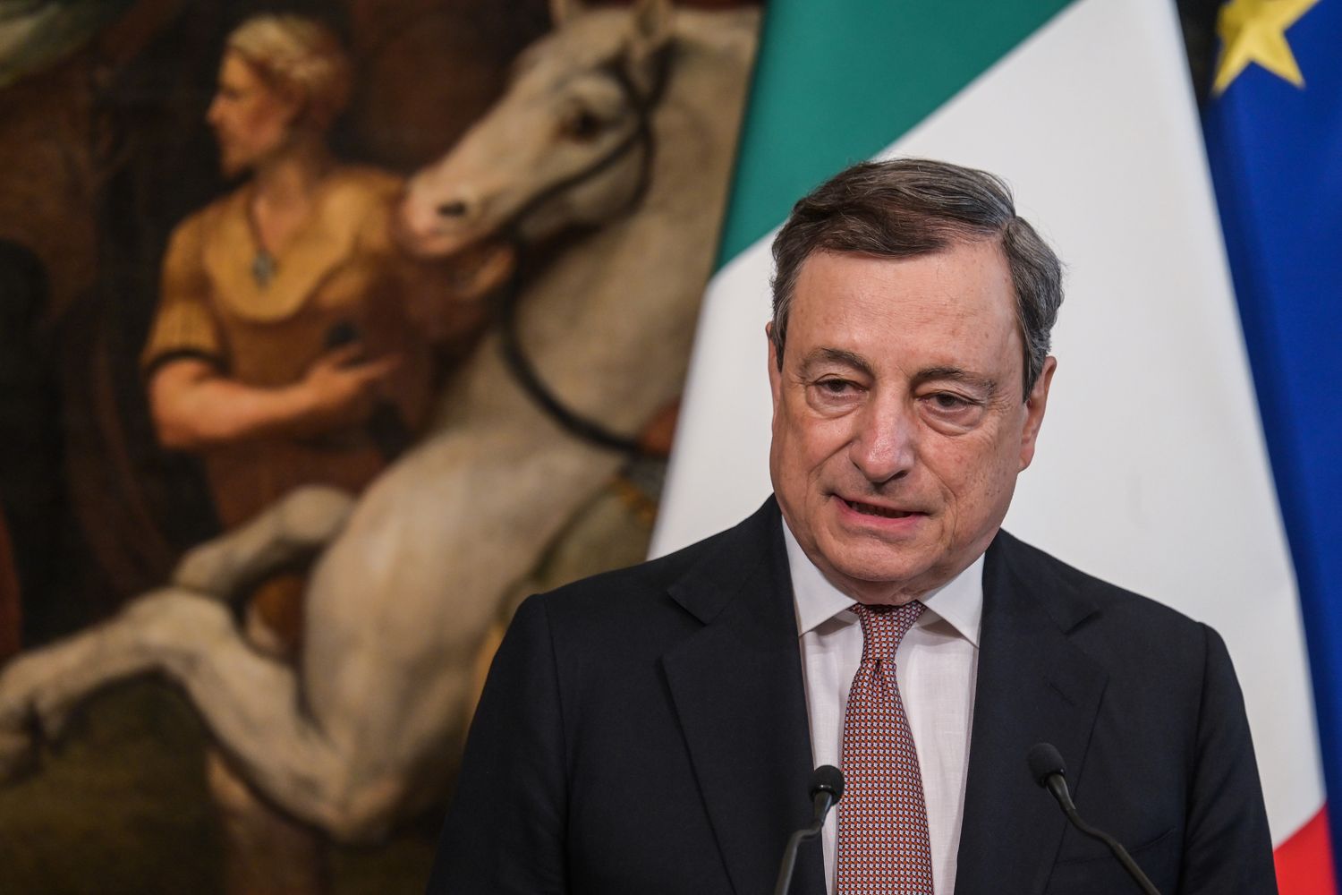 Il premier Mario Draghi&nbsp;