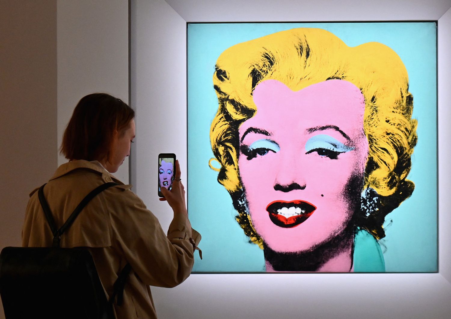 'Shot Sage Blue Marilyn' di Andy Warhol all'asta a New York&nbsp;