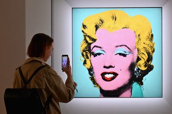 'Shot Sage Blue Marilyn' di Andy Warhol all'asta a New York&nbsp;