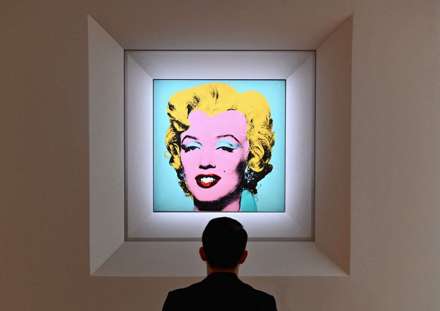 ritratto Marylin Warhol battuto 195 record