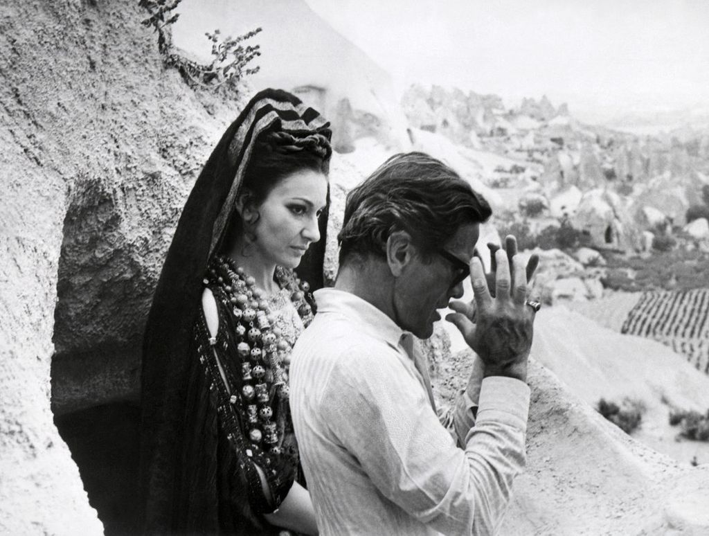 Maria Callas e Pier Paolo Pasolini&nbsp;