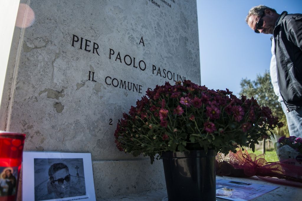 Il monumento sul luogo dell'uccisione di Pier Paolo Pasolini all'Idroscalo di Ostia&nbsp;