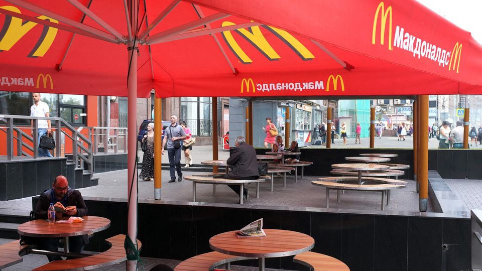 I fast food McDonald's furono chiusi nel 2014 come&nbsp; rappresaglia per la guerra in Crimea