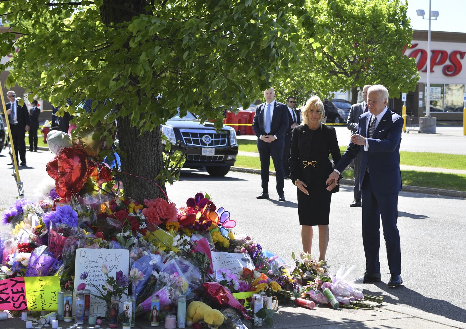 Jill e Joe Biden a Buffalo