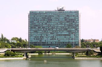 Il palazzo dell'Eni all'Eur