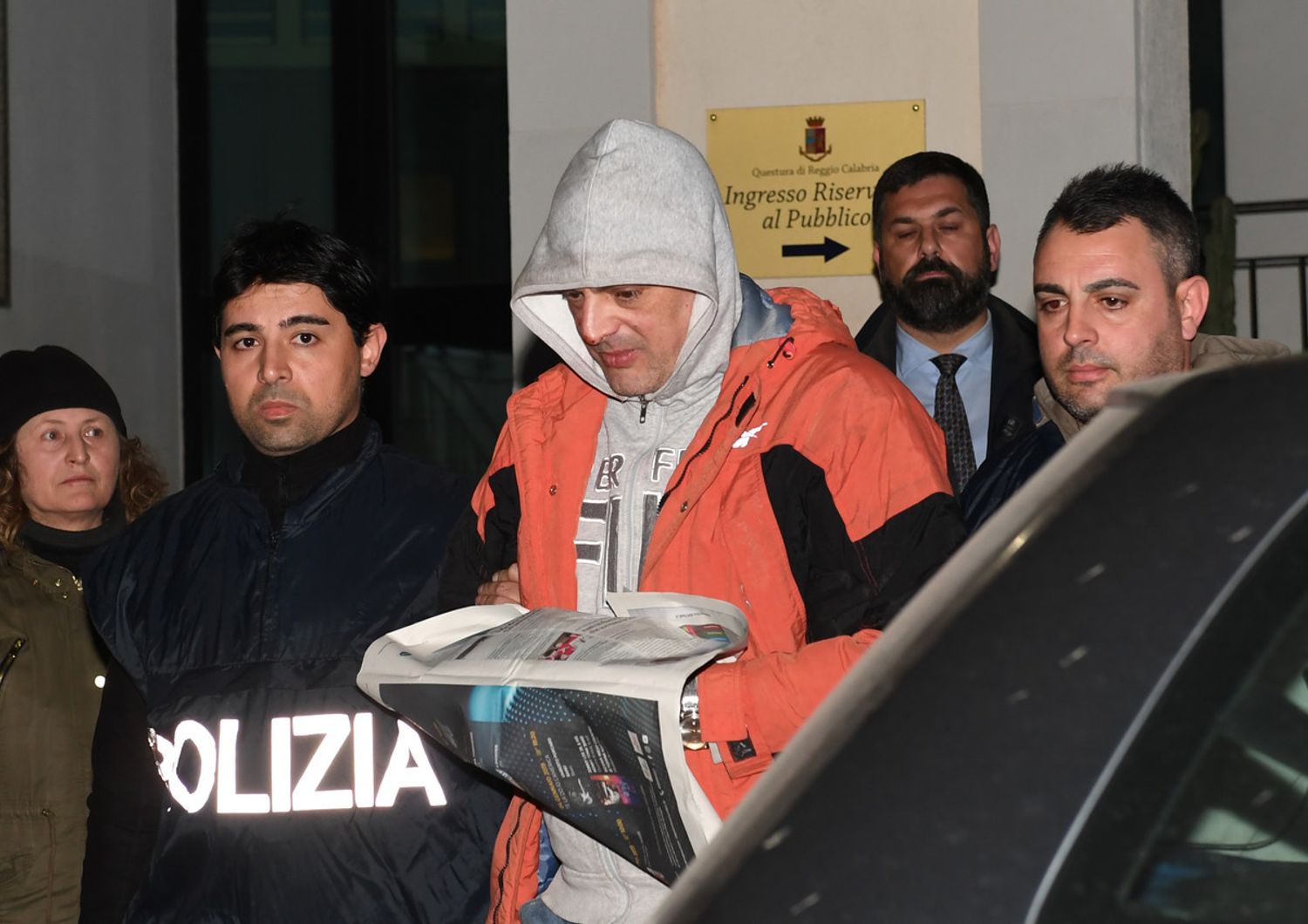 Ciro Russo il giorno dell'arresto