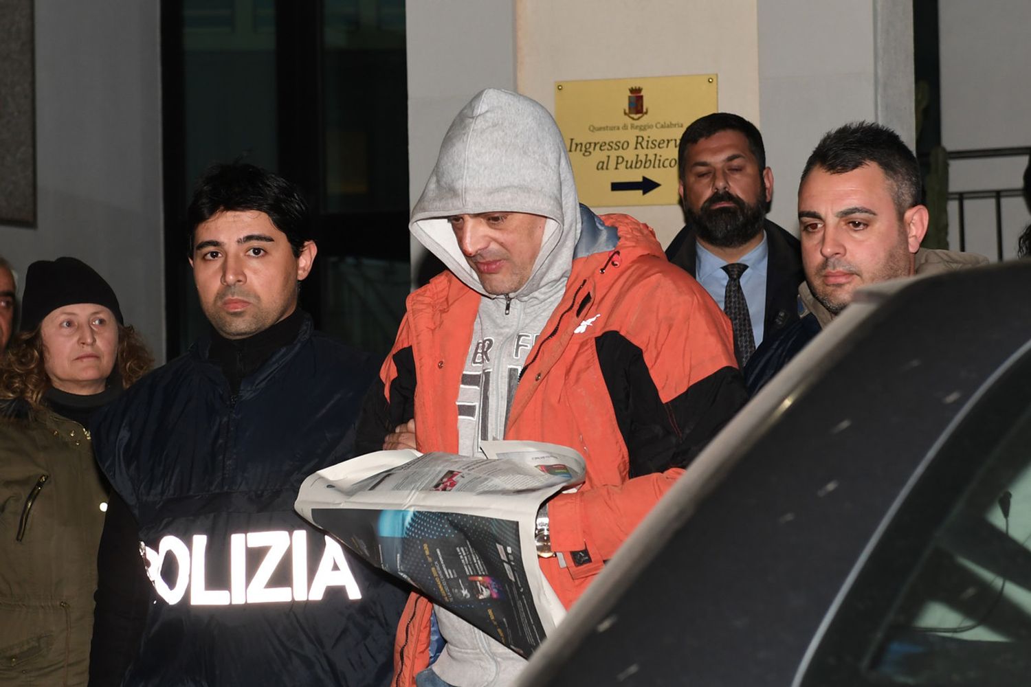 Ciro Russo il giorno dell'arresto