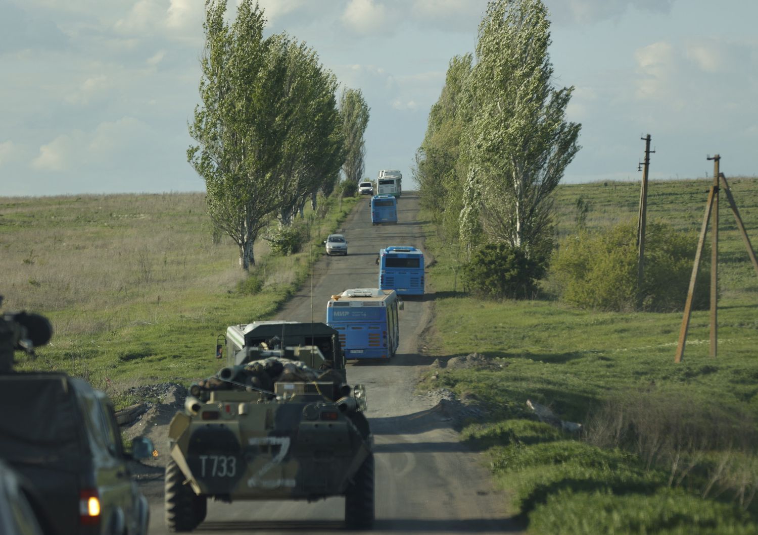 Trasferimento dei militari ucraini evacuati da Azovstal&nbsp;