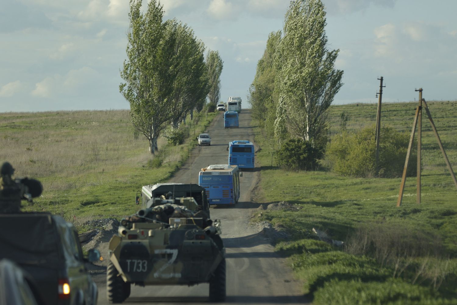 Trasferimento dei militari ucraini evacuati da Azovstal&nbsp;