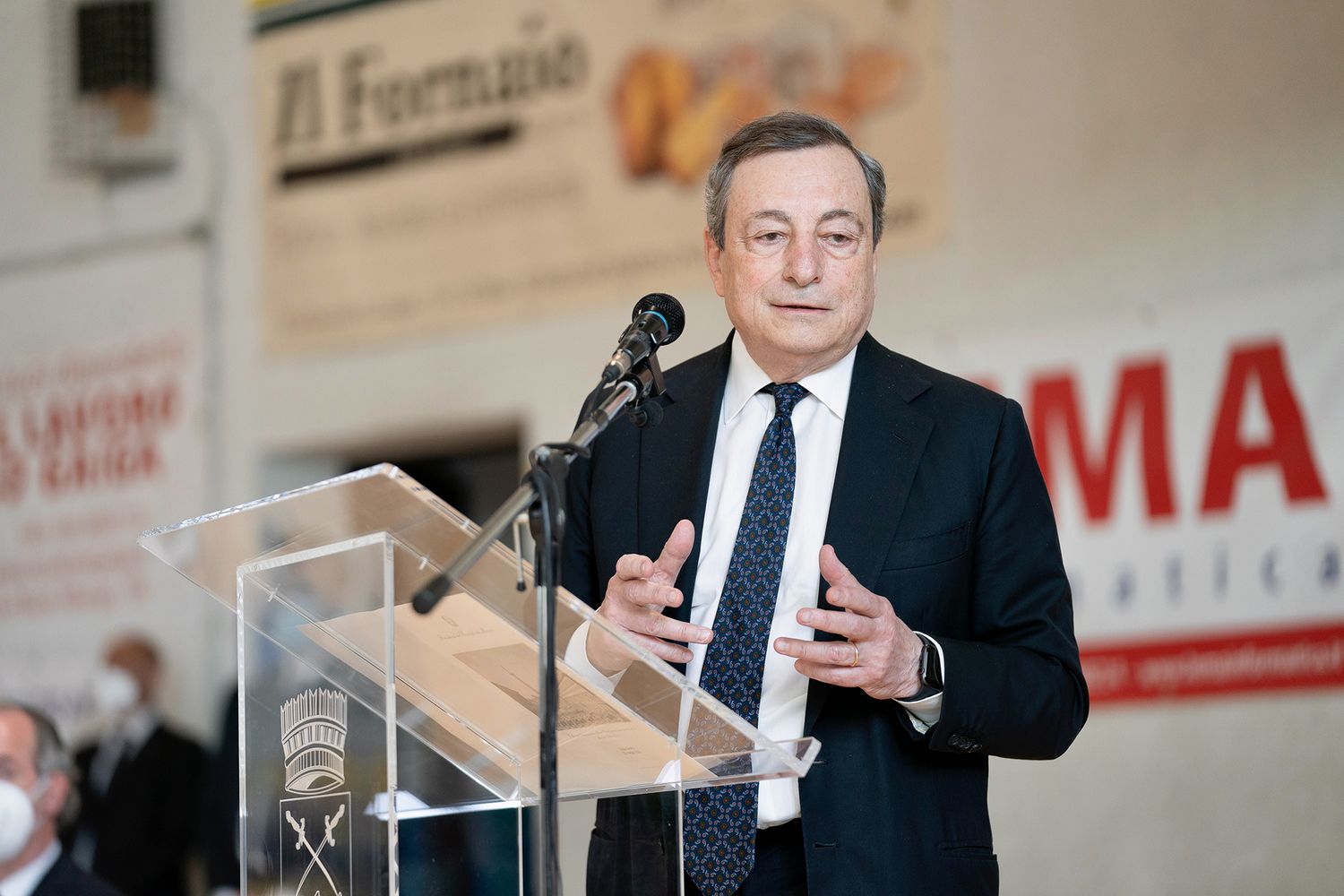 l Presidente del Consiglio, Mario Draghi