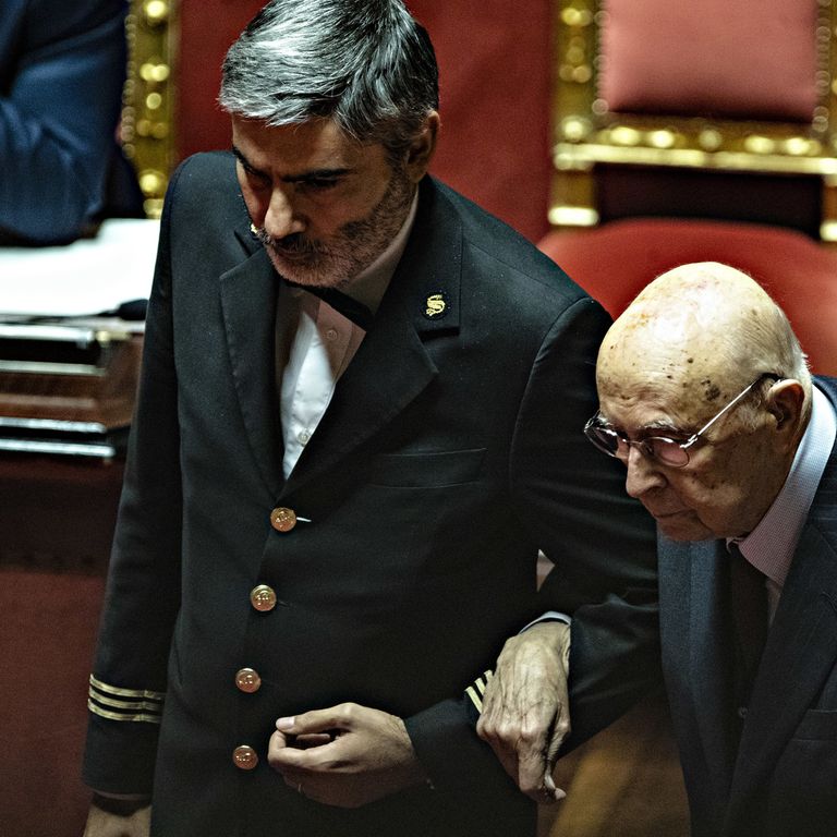 Il Presidente Emerito della Repubblica Giorgio Napolitano&nbsp;