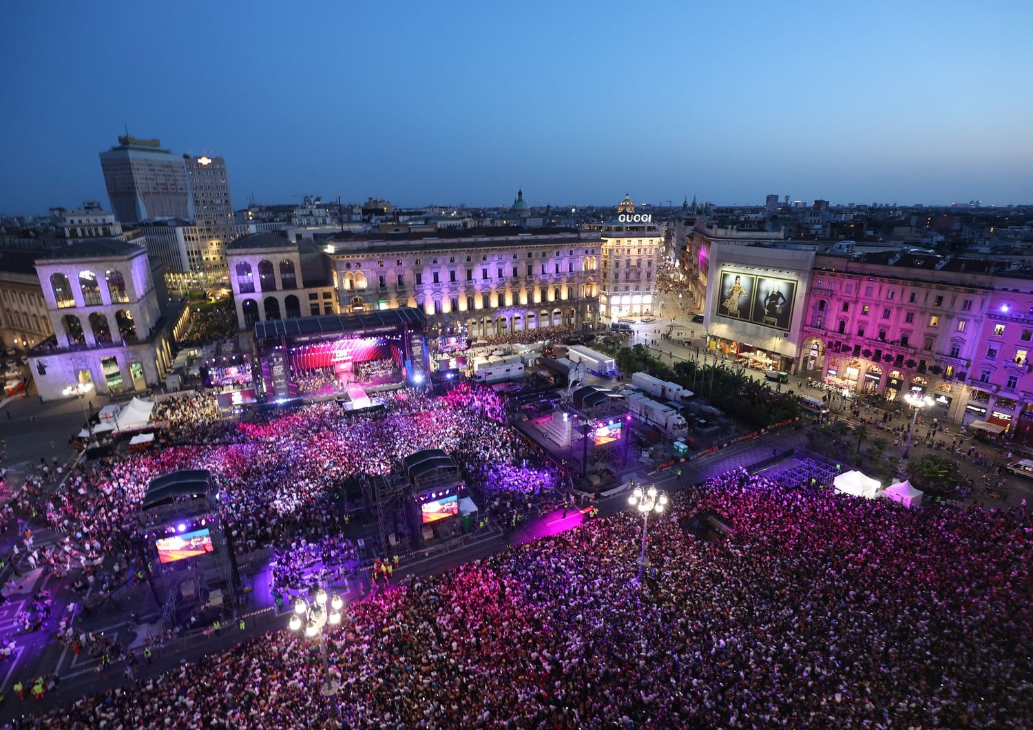 Il concerto di Radio Italia in Piazza Duomo&nbsp;