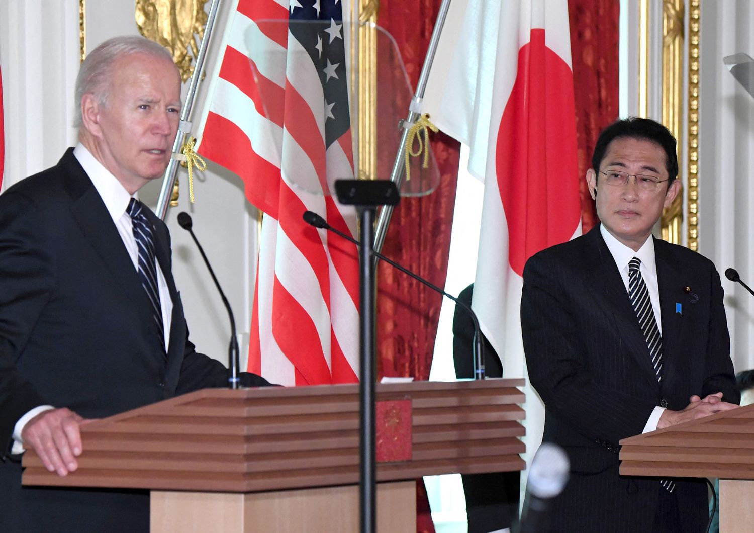 Joe Biden e Fumio Kishida