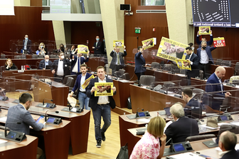 Una foto della seduta del Consiglio regionale della Lombardia