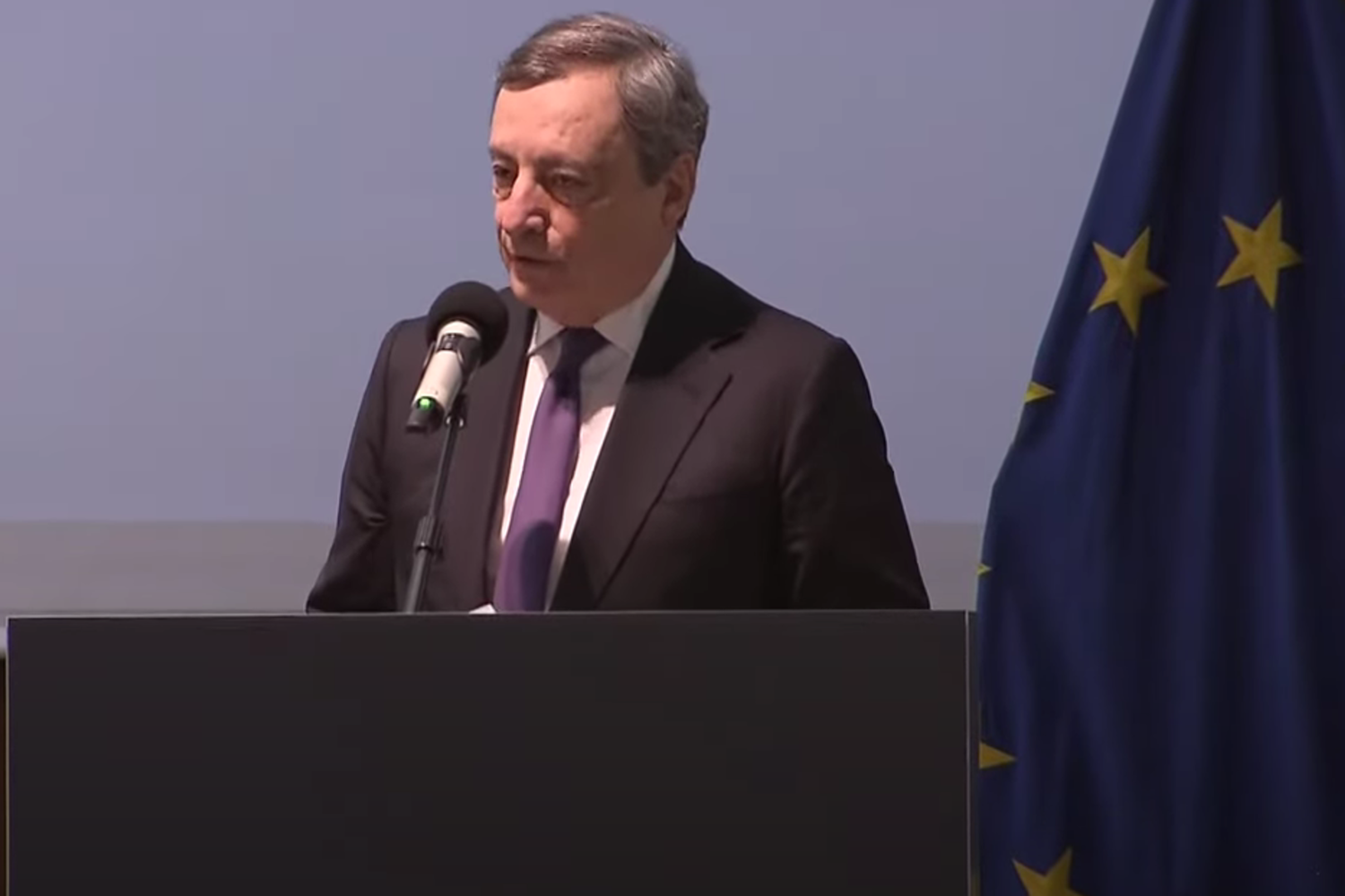 Il premier Mario Draghi&nbsp;