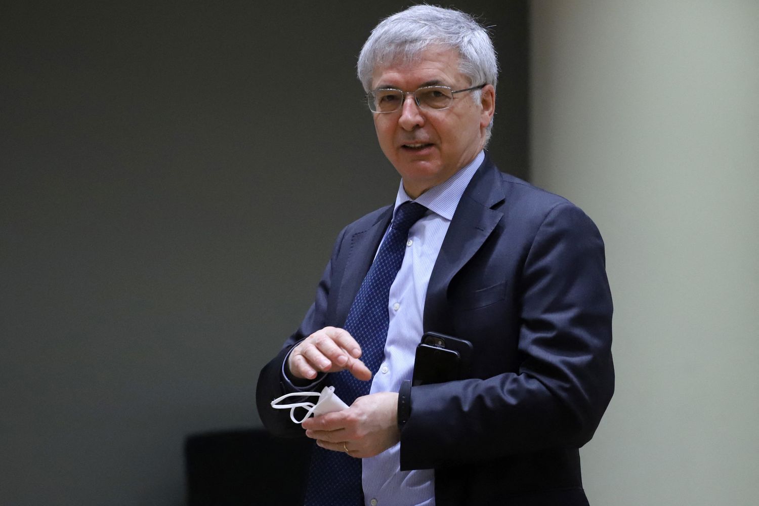 Il ministro dell'Economia Daniele Franco