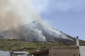 strana matrice incendio scoppiato stromboli