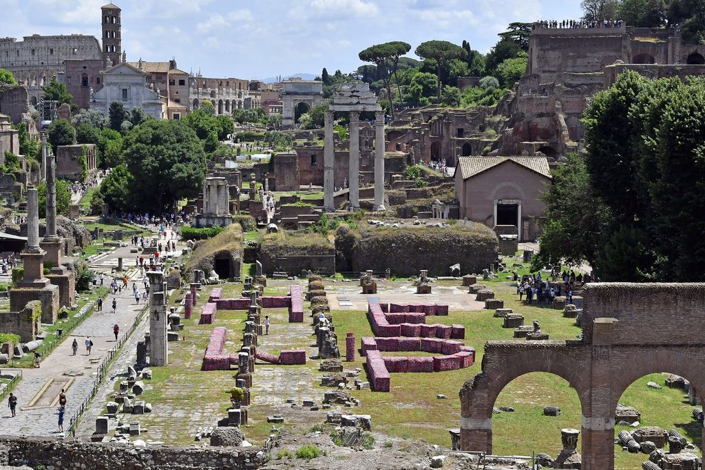 Foro Romano, ls'installazione 'Help the Ocean' di&nbsp;Maria Cristina Finucci