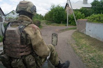 Soldati filo-russi nel Donbass&nbsp;