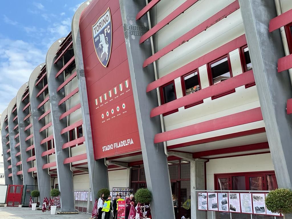 &nbsp;L'esterno dello stadio Filadelfia