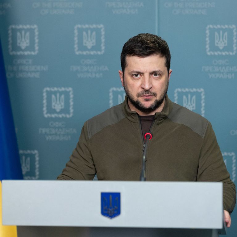 Il presidente ucraino Zelensky