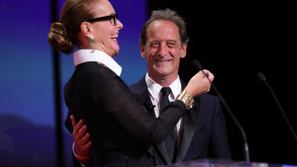 Carole Bouquet e il presidente della giuria, Vincent Lindon