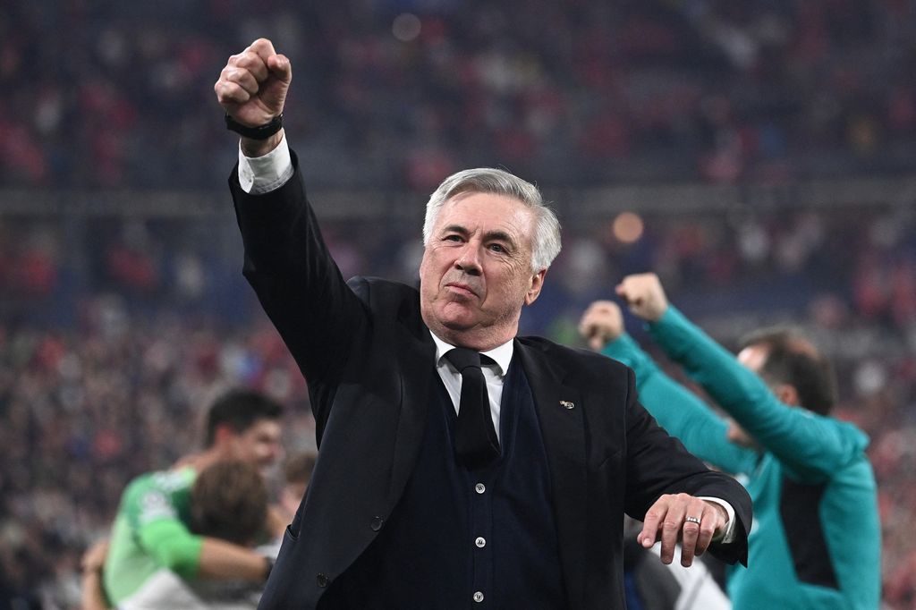 Carlo Ancelotti, primo allenatore a vincere 4 Champions League