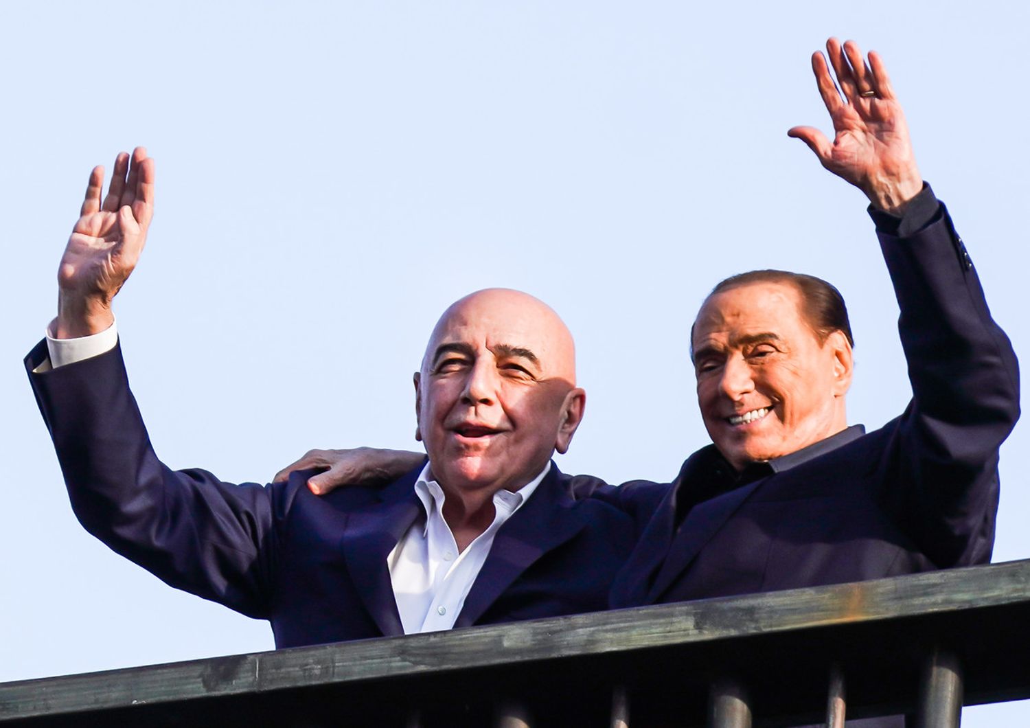 Silvio Berlusconi e Adriano Galliani
