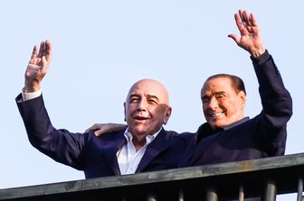 Silvio Berlusconi e Adriano Galliani