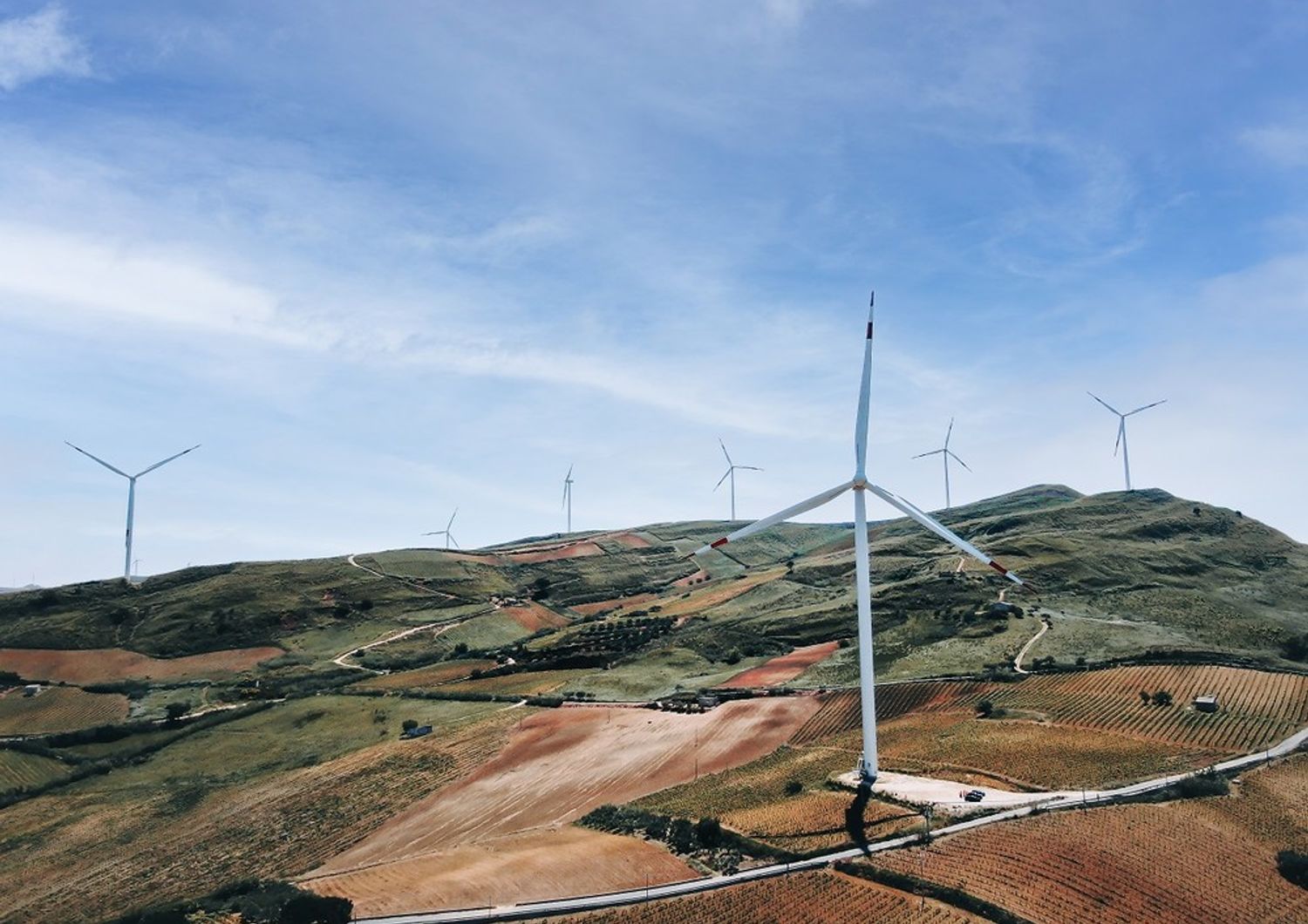 Il parco eolico di Alcamo